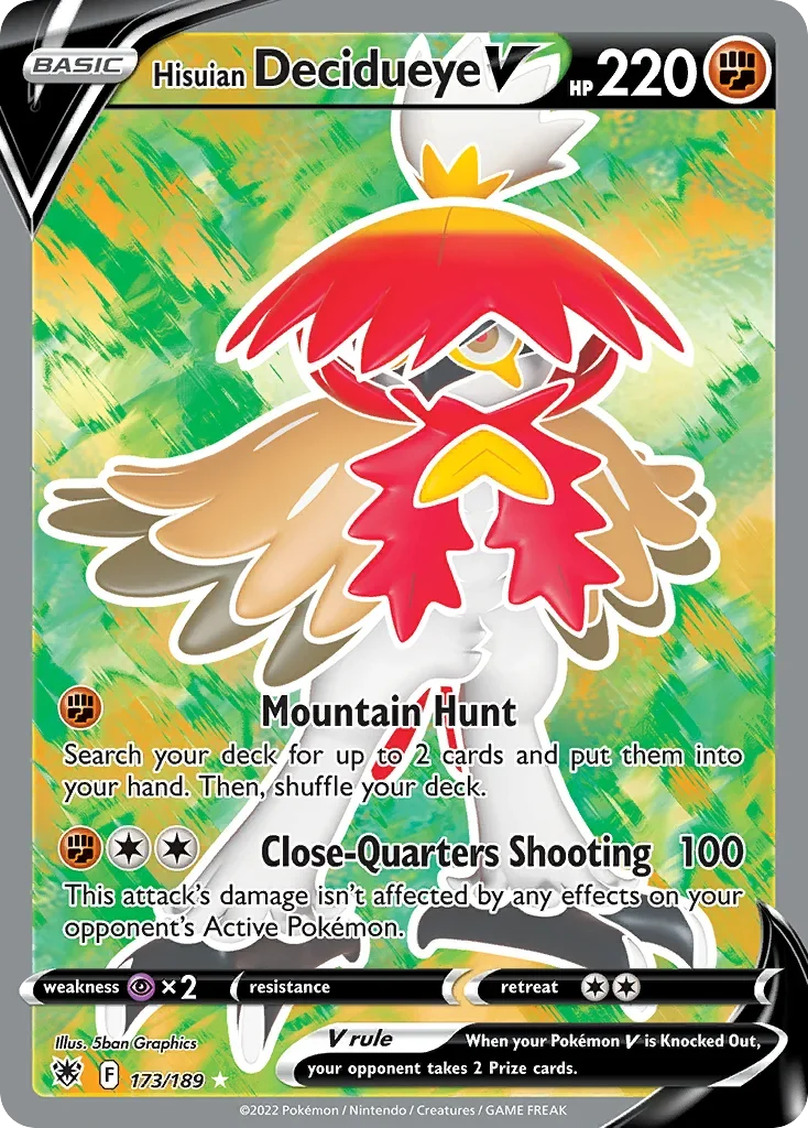 173/189 from Astral Radiance Full Art Pokemon Card
