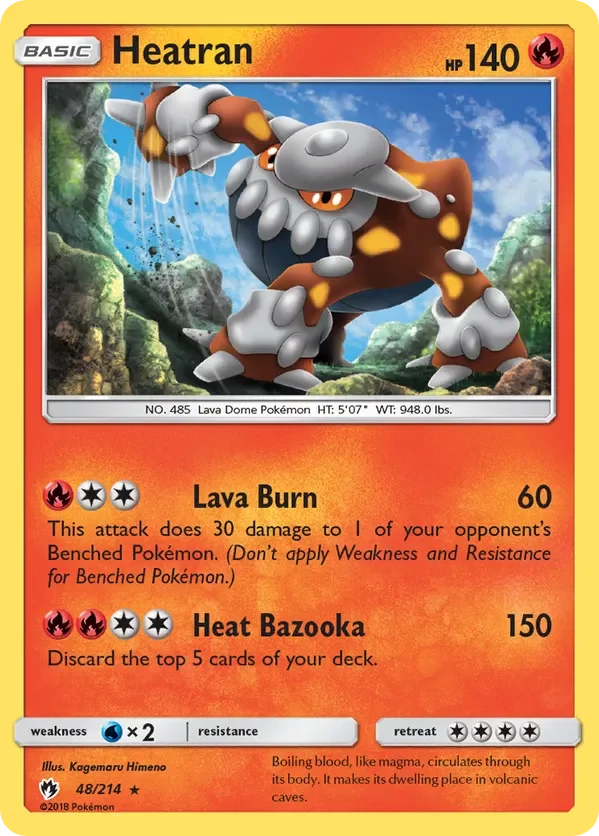 48/214 from Lost Thunder Holo Rare Pokemon Card