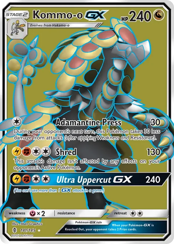 141/145 from Guardians Rising Full Art Pokemon Card
