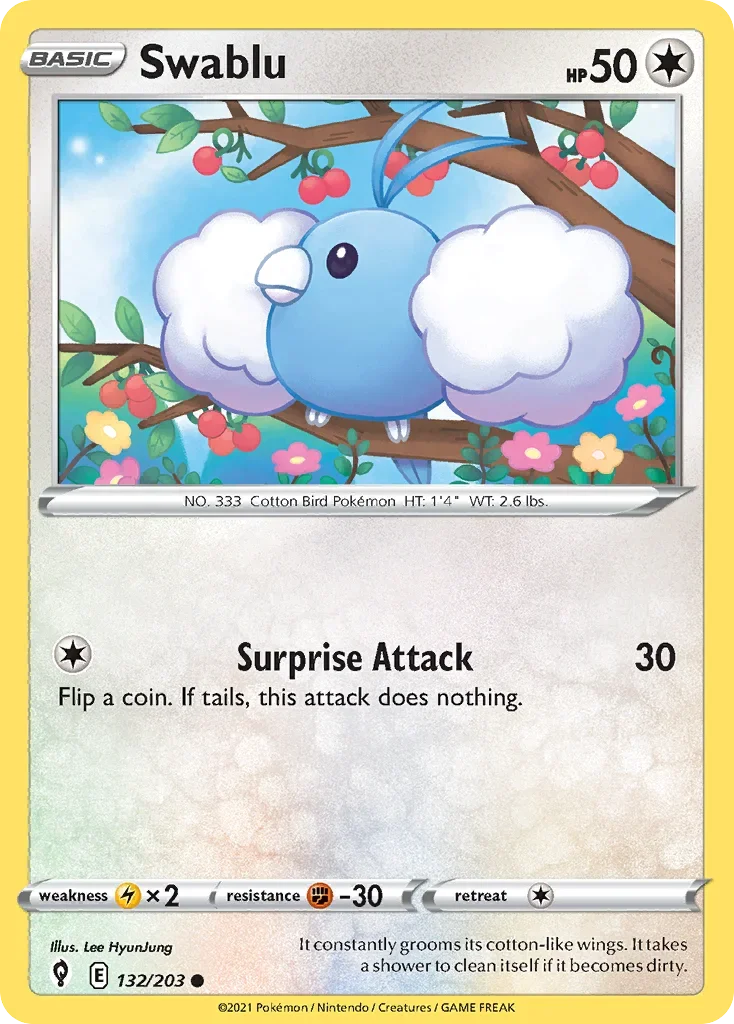 132/203 from Evolving Skies Common Pokemon Card