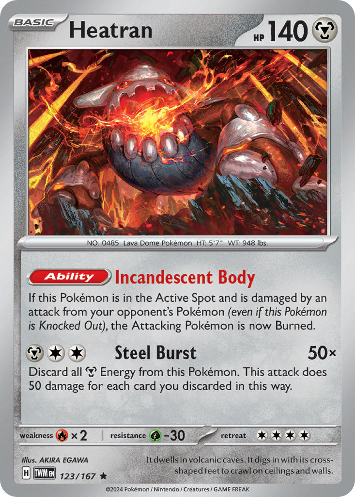 123/167 from Twilight Masquerade Rare Pokemon Card