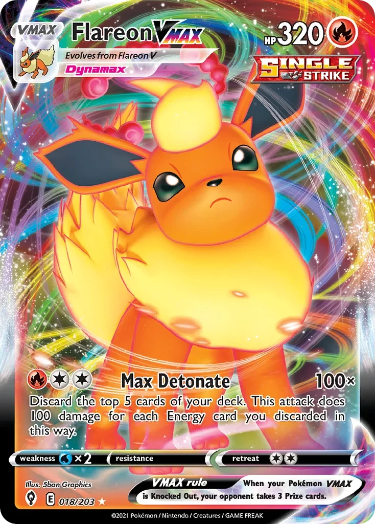 018/203 from Evolving Skies Ultra Rare Pokemon Card