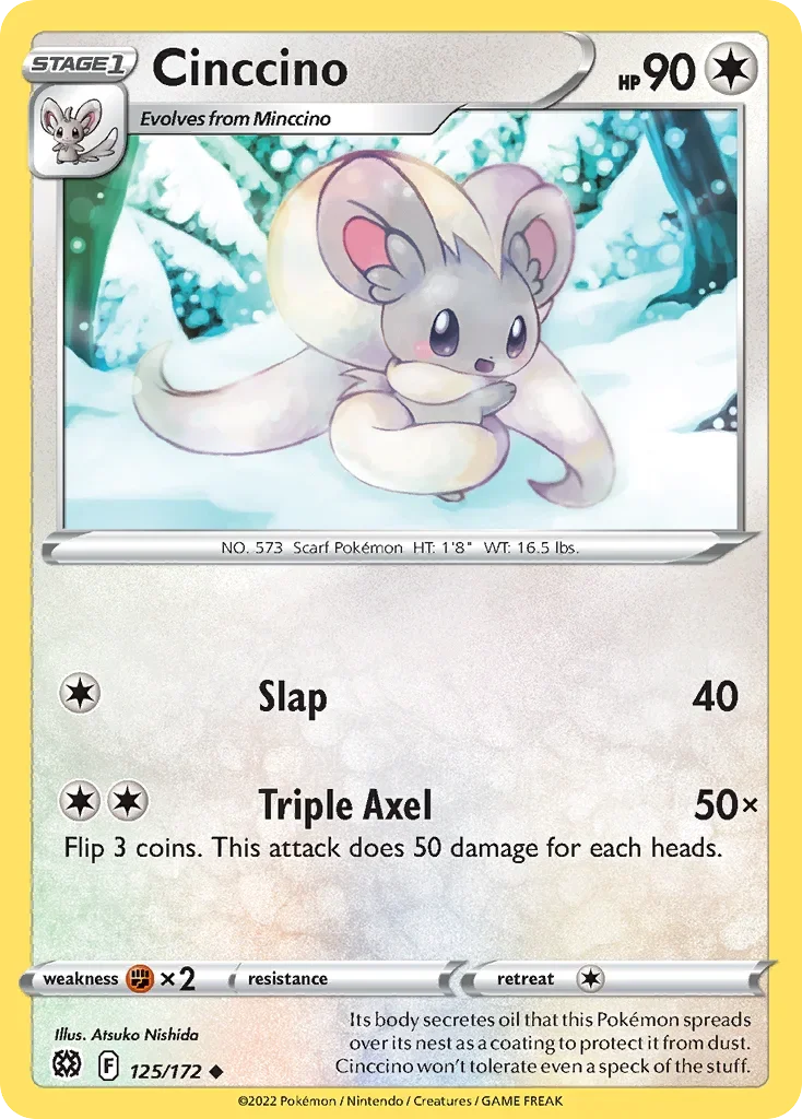 125/172 from Brilliant Stars Uncommon Pokemon Card