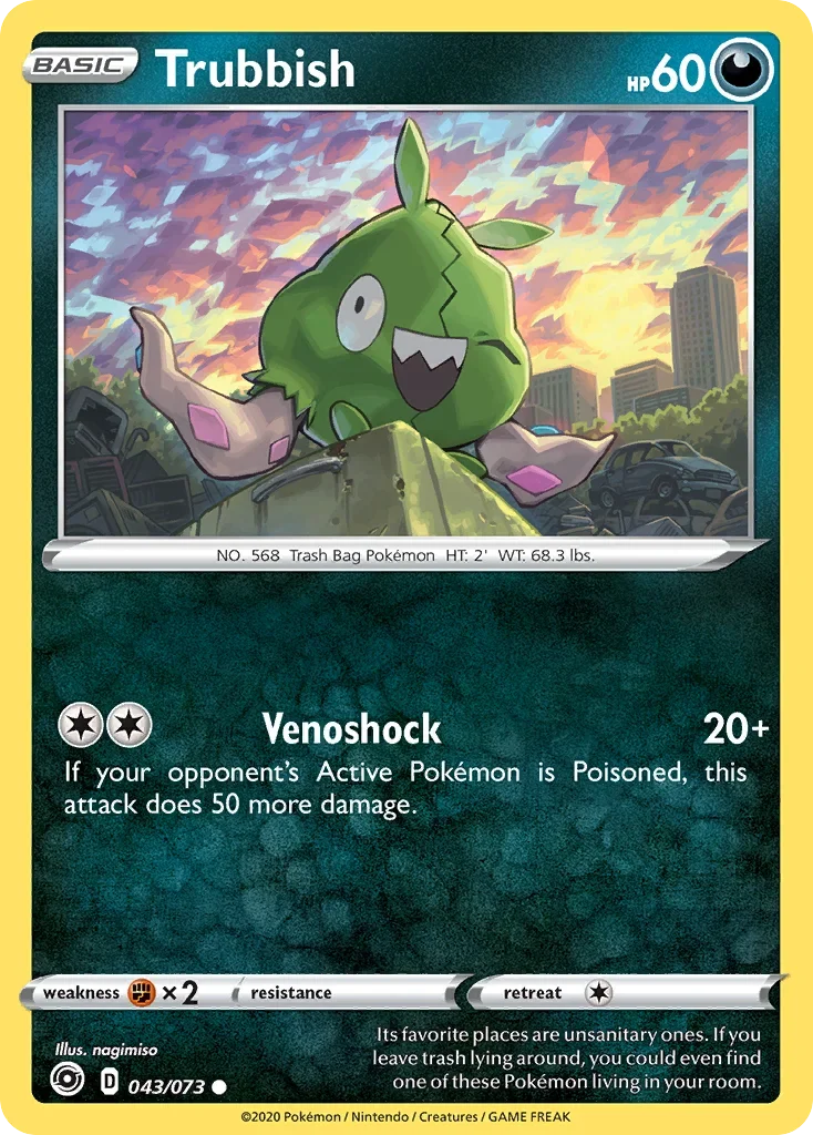 43/73 from Champion's Path Common Pokemon Card