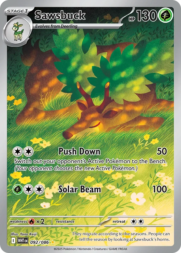 092/086 from White Flare Illustration Rare Pokemon Card