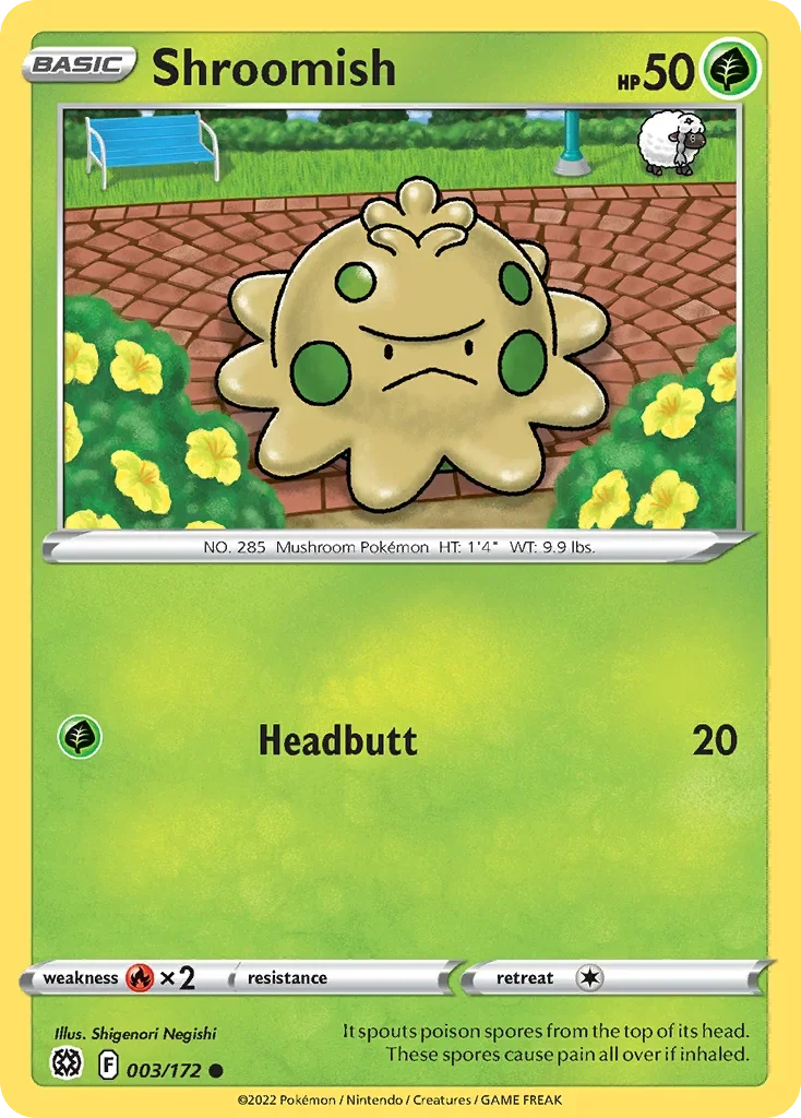003/172 from Brilliant Stars Common Pokemon Card