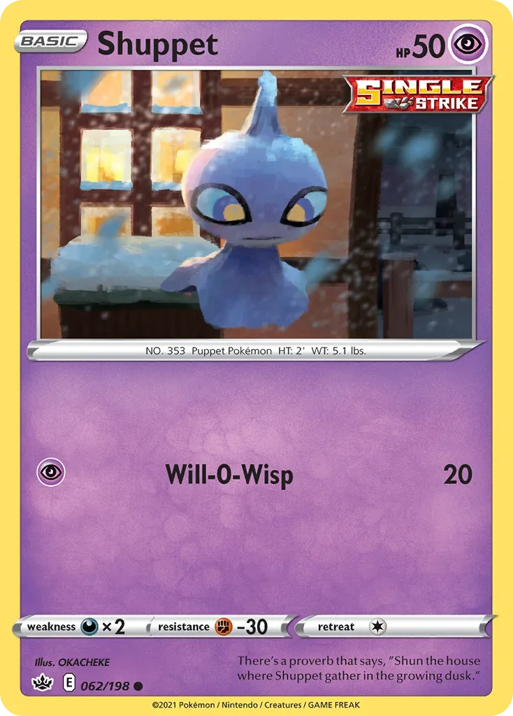 062/198 from Chilling Reign Common Pokemon Card