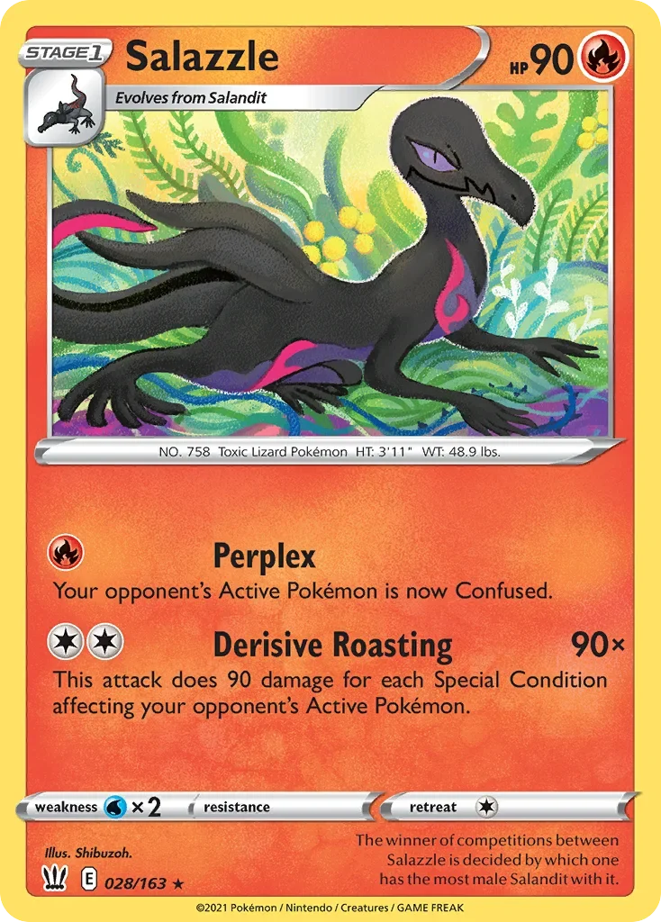 028/163 from Battle Styles Rare Pokemon Card