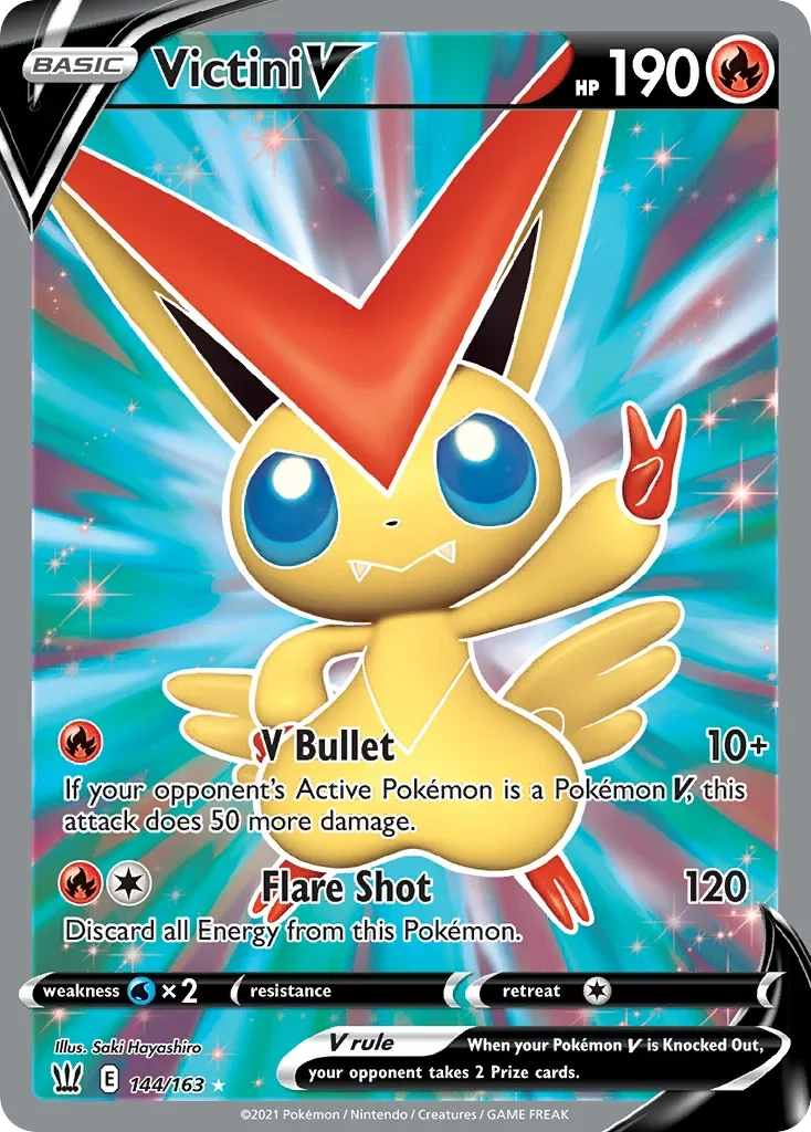 144/163 from Battle Styles Full Art Pokemon Card