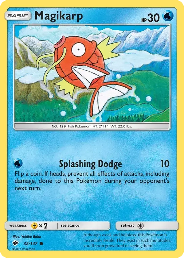 32/147 from Burning Shadows Common Pokemon Card