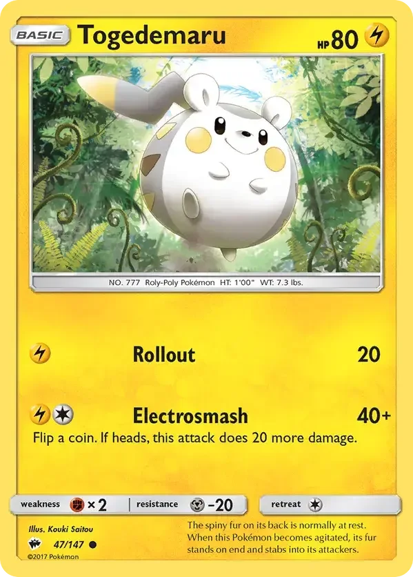 47/147 from Burning Shadows Common Pokemon Card
