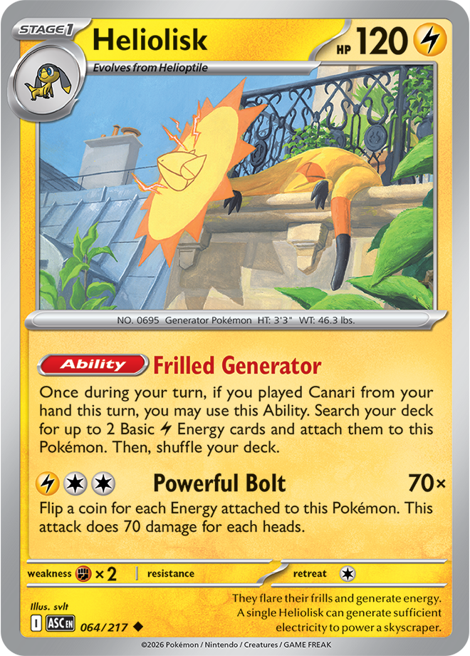 064/217 Lt. Surge's Electrode from Ascended Heroes Uncommon