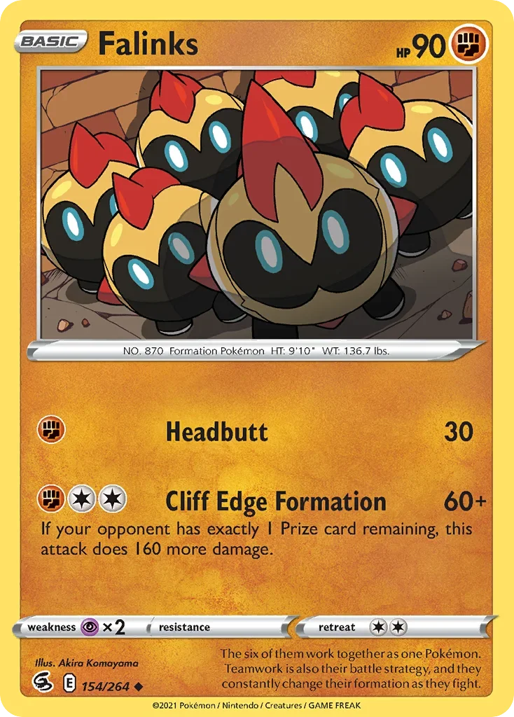 154/264 from Fusion Strike Uncommon Pokemon Card