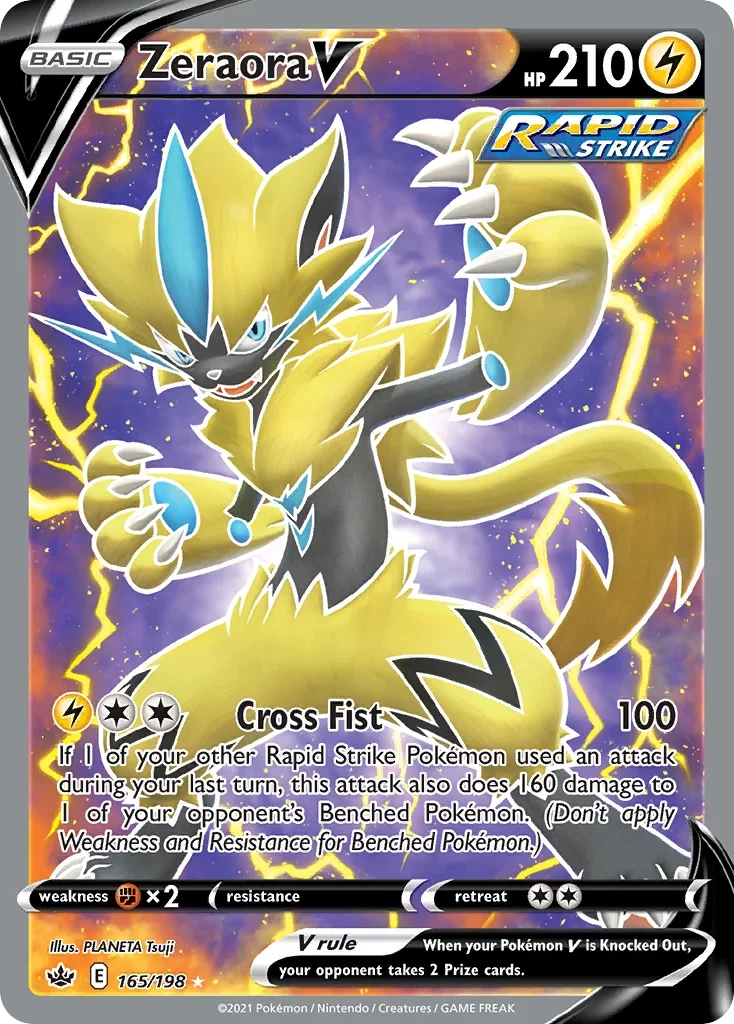 165/198 from Chilling Reign Full Art Pokemon Card
