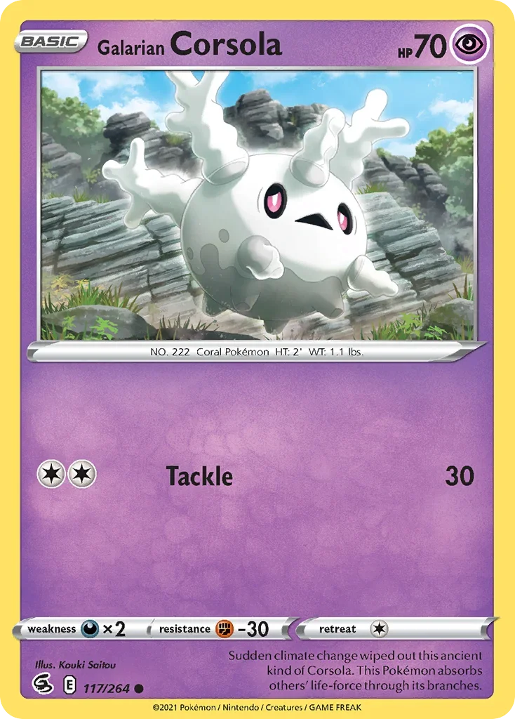117/264 from Fusion Strike Common Pokemon Card