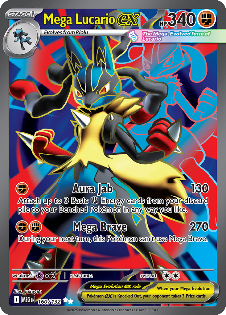 160/132 from Mega Evolution ultra-rare