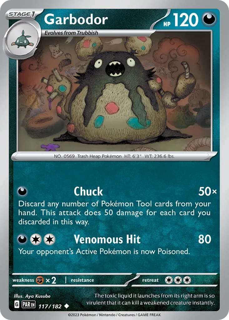 117/182 from Paradox Rift Uncommon Pokemon Card