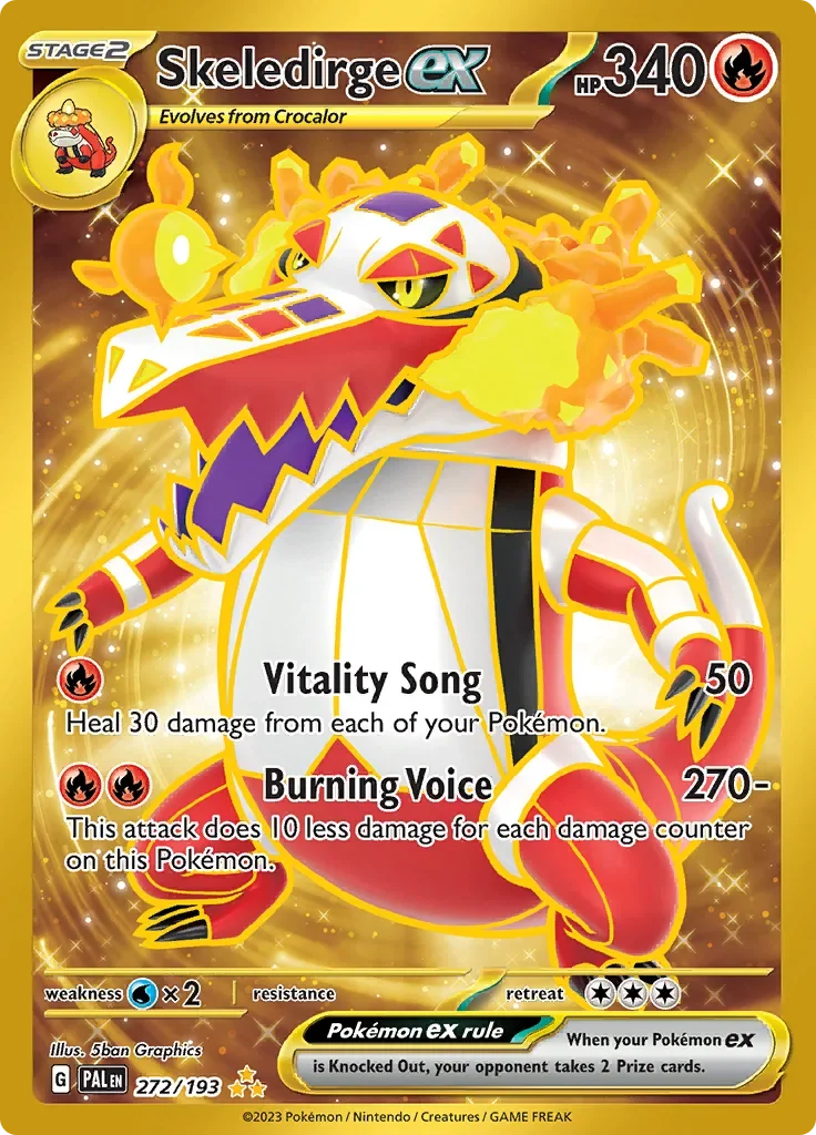 272/193 from Paldea Evolved Hyper Rare Pokemon Card