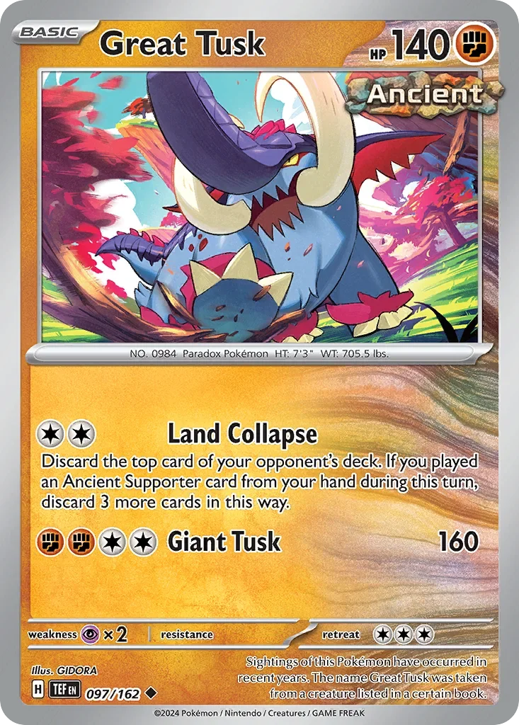 097/162 from Temporal Forces Uncommon Pokemon Card