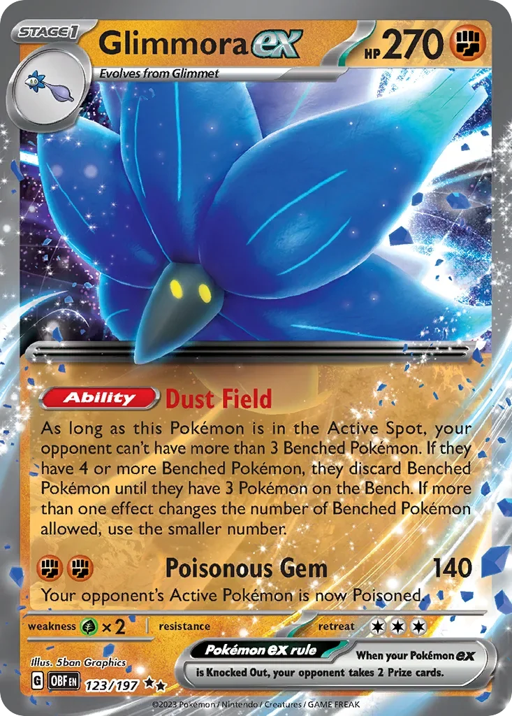 123/197 from Obsidian Flames Double Rare Pokemon Card