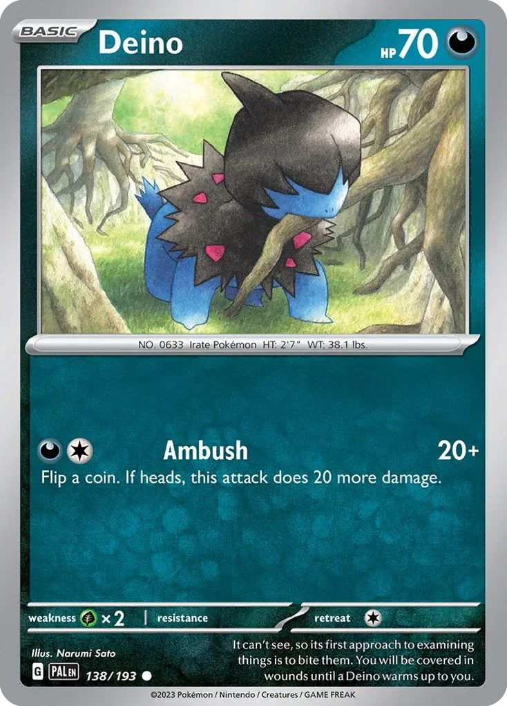 138/193 from Paldea Evolved Common Pokemon Card