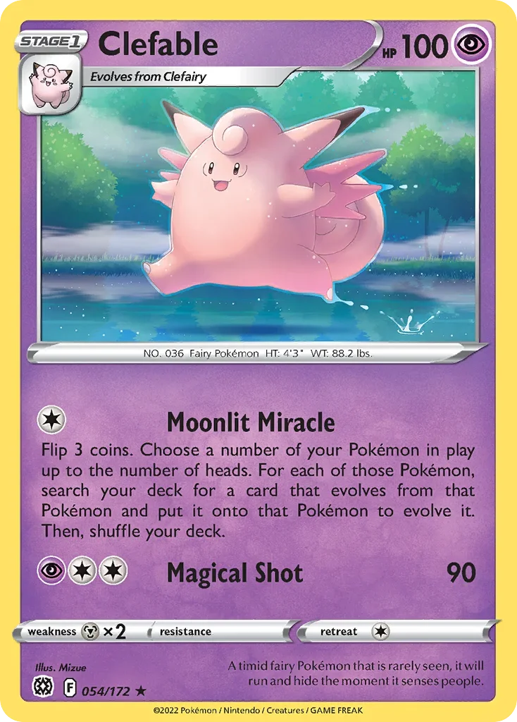 054/172 from Brilliant Stars Rare Pokemon Card