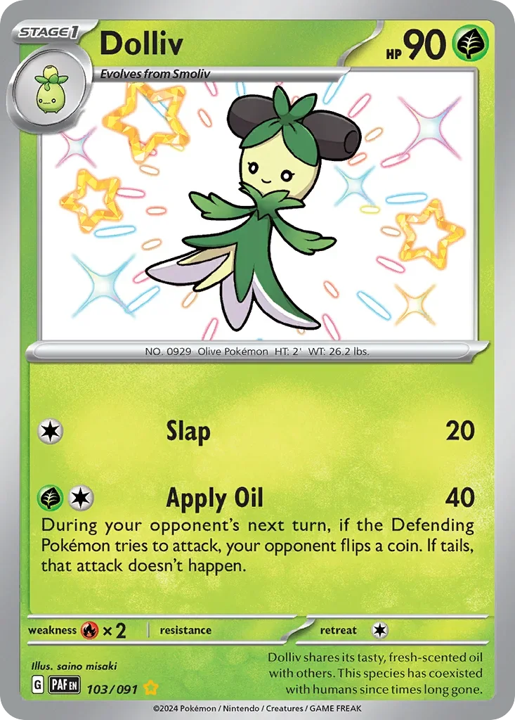 103/091 from Paldean Fates Shiny Rare Pokemon Card