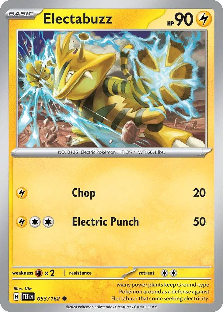 053/162 from Temporal Forces Card List Common Pokemon Card