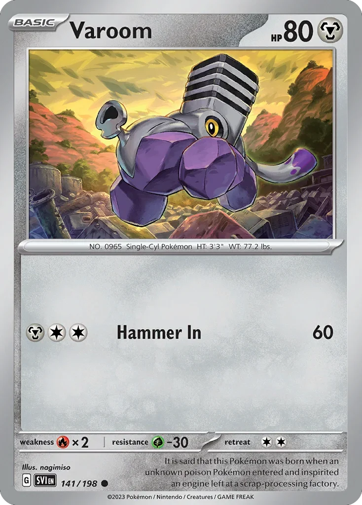 141/198 from Scarlet & Violet Common Pokemon Card