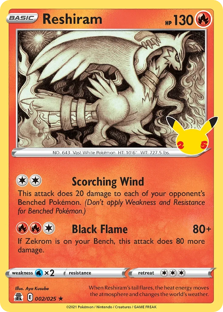 002/025 from Celebrations Holo Rare Pokemon Card