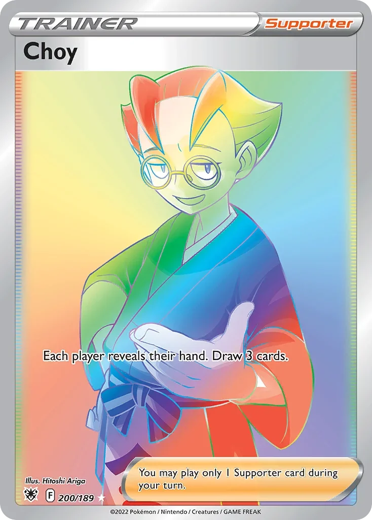 200/189 from Astral Radiance Rainbow Rare Trainer Card