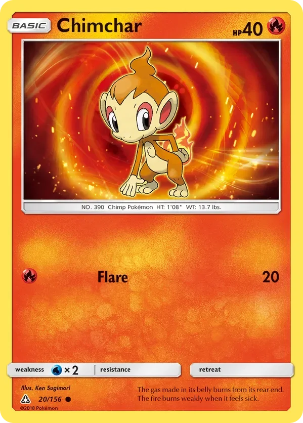 20/156 from Ultra Prism Common Pokemon Card