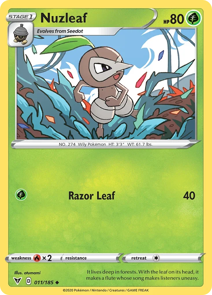 011/185 from Vivid Voltage Uncommon Pokemon Card