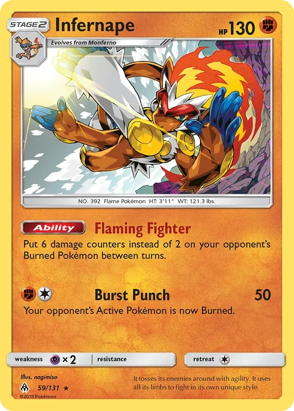 59/131 from Forbidden Light Holo Rare Pokemon Card