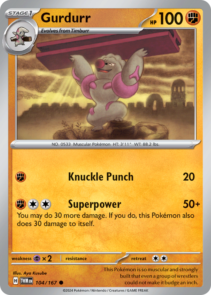 104/167 from Twilight Masquerade Common Pokemon Card
