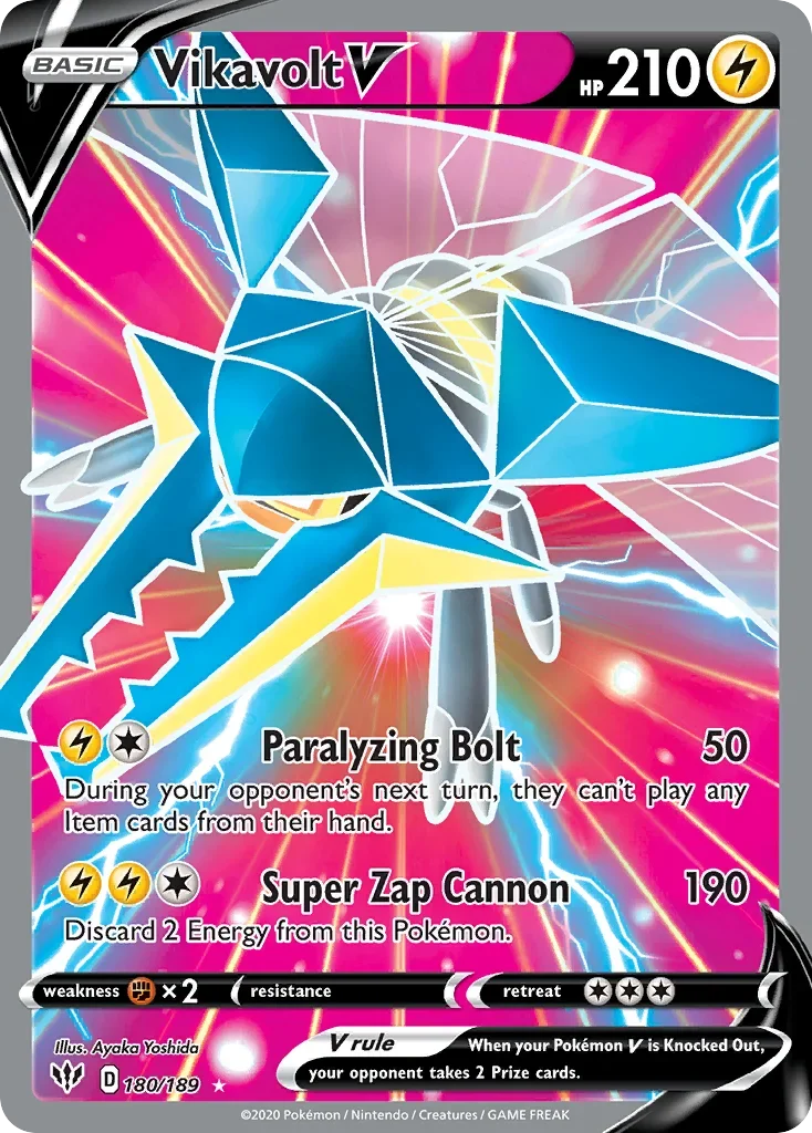 180/189 from Darkness Ablaze Full Art Pokemon Card