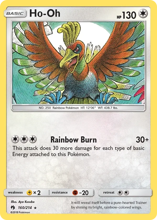 160/214 from Lost Thunder Rare Pokemon Card