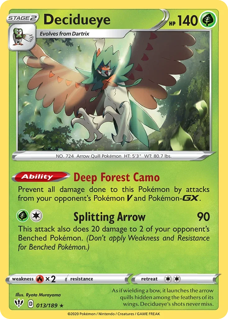 013/189 from Darkness Ablaze Holo Rare Pokemon Card