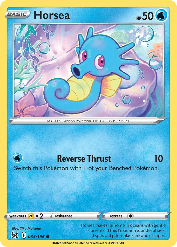 035/196 from Lost Origin Common Pokemon Card
