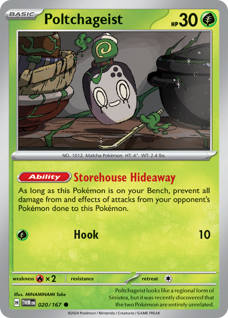 020/167 from Twilight Masquerade Card List Common Pokemon Card
