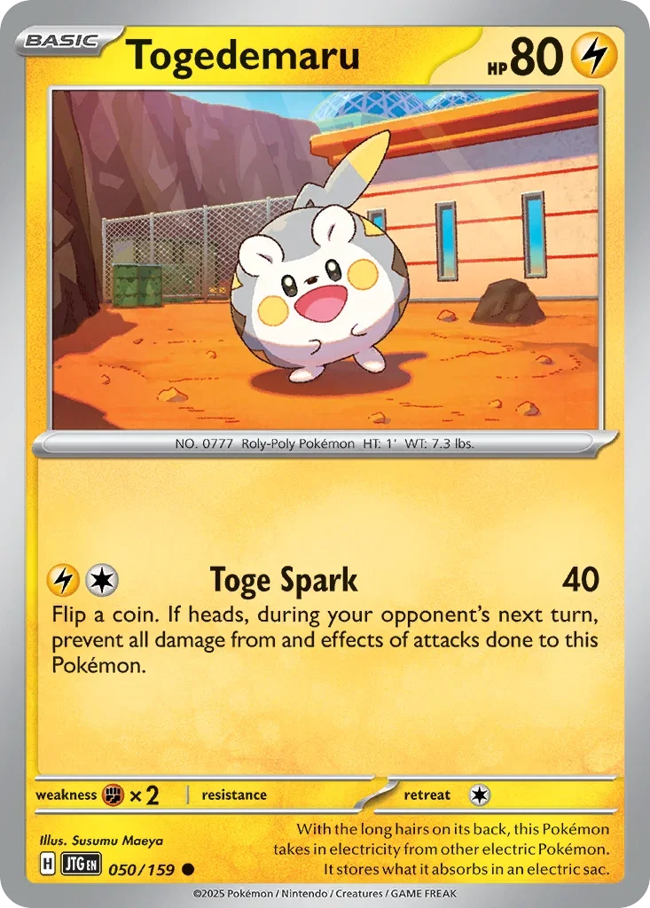050/159 from Journey Together Common Pokemon Card