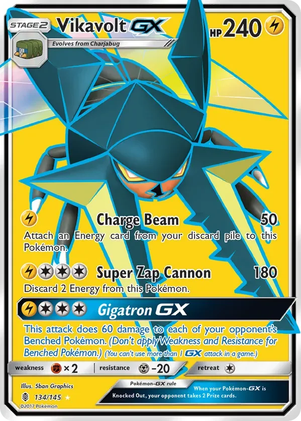 134/145 from Guardians Rising Full Art Pokemon Card
