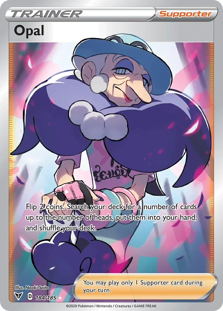 184/185 from Vivid Voltage Full Art Trainer Card