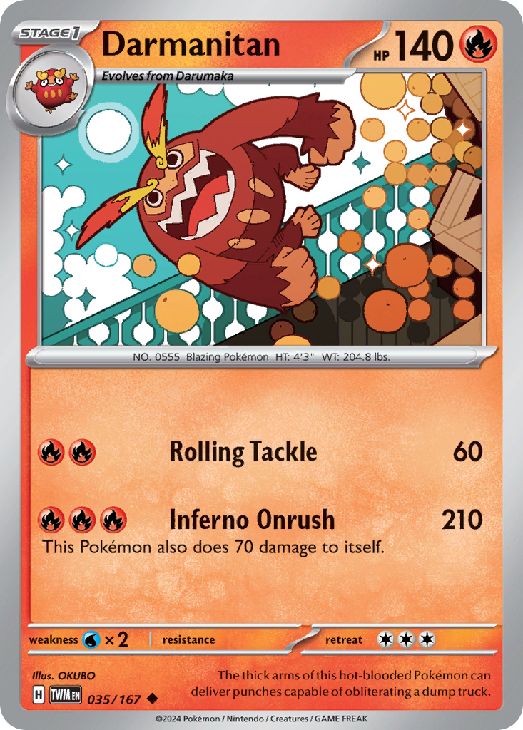 035/167 from Twilight Masquerade Card List Uncommon Pokemon Card