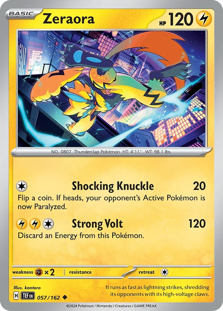 057/162 from Temporal Forces Card List Uncommon Pokemon Card