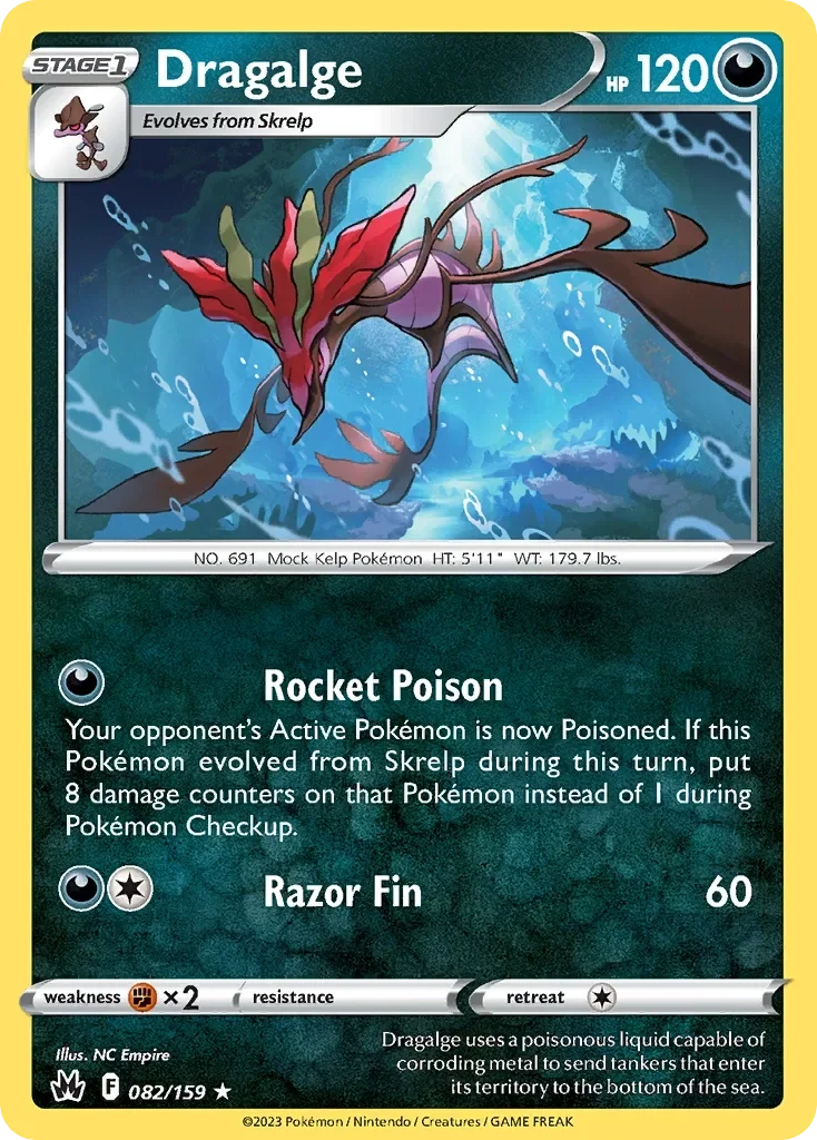 082/159 from Crown Zenith Rare Pokemon Card