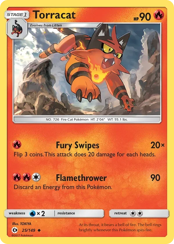 25/149 from Sun & Moon Base Uncommon Pokemon Card