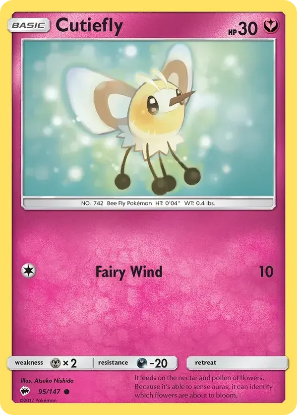 095/147 from Burning Shadows Common Pokemon Card