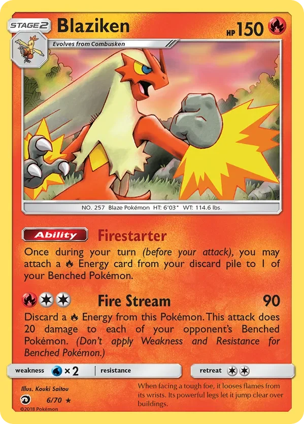 6/70 from Dragon Majesty Holo Rare Pokemon Card