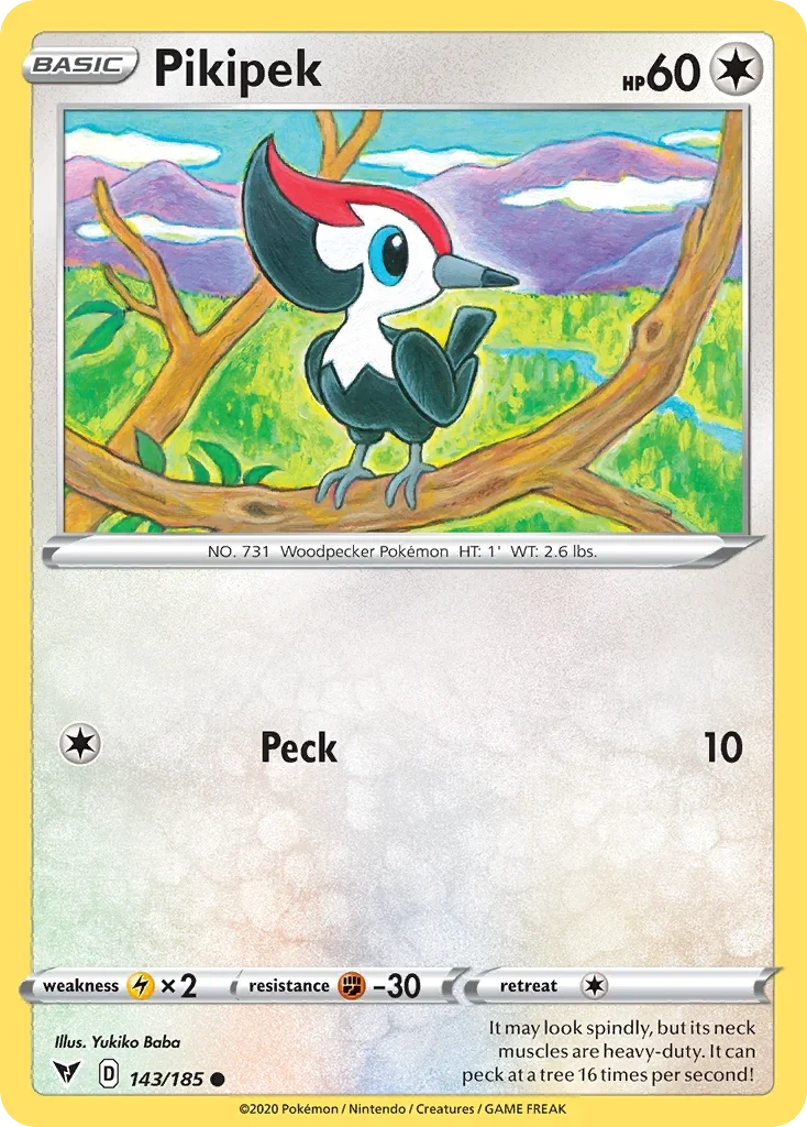 143/185 from Vivid Voltage Common Pokemon Card